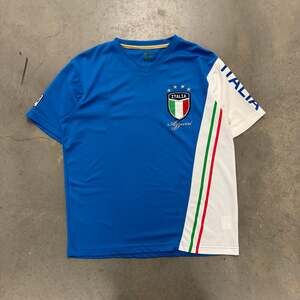 Gola Italia Soccer Jersey Blue Azzurri Football Shirt Italy